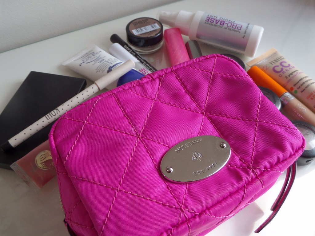 What's in my travel make-up bag