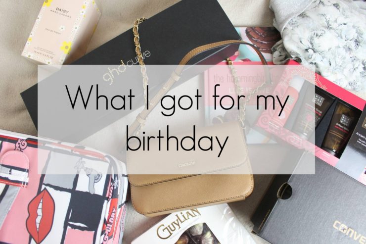 What I got for my birthday