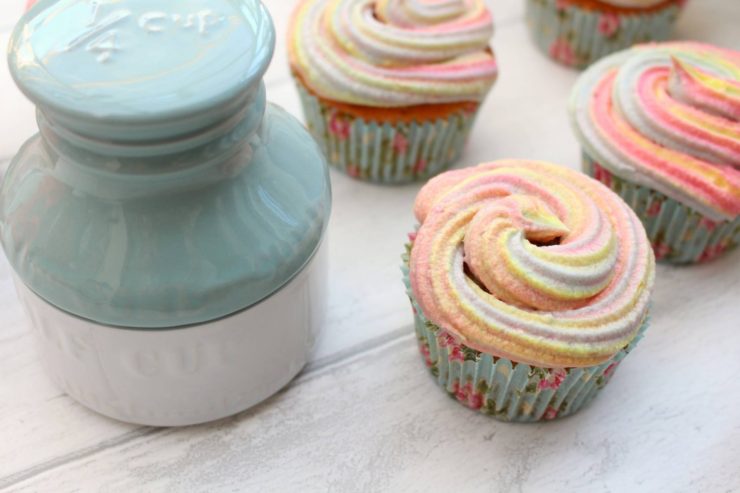 Rainbow Swirl Cupcake Recipe