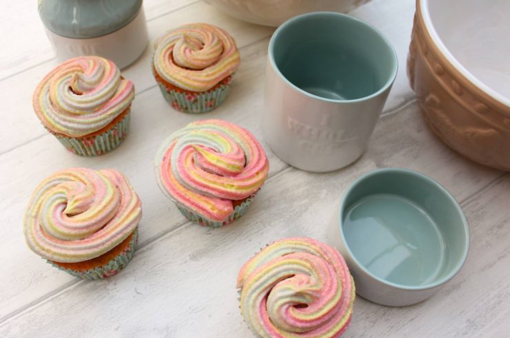 Rainbow Swirl Cupcake Recipe