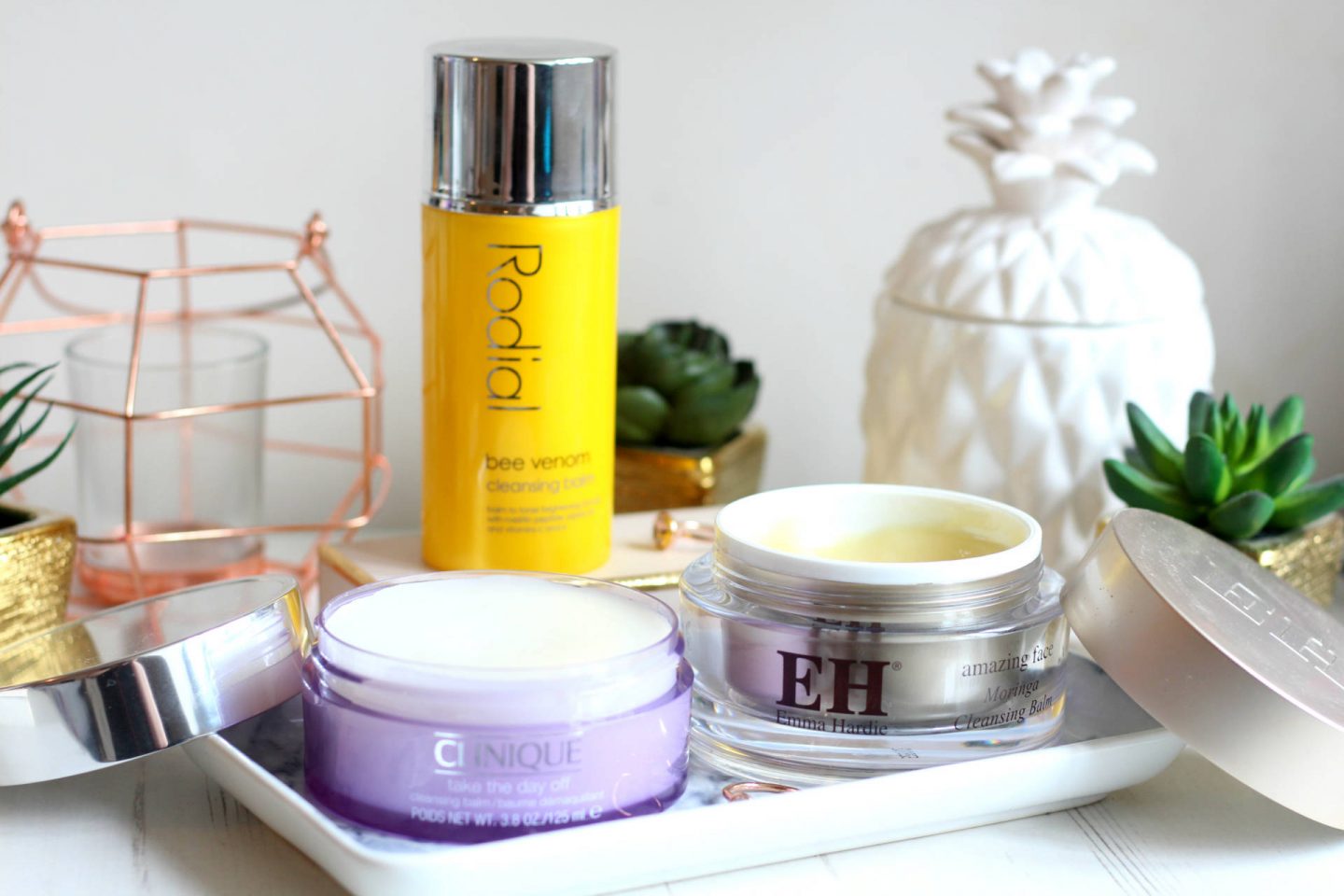 Three of my favourite cleansing balms to try