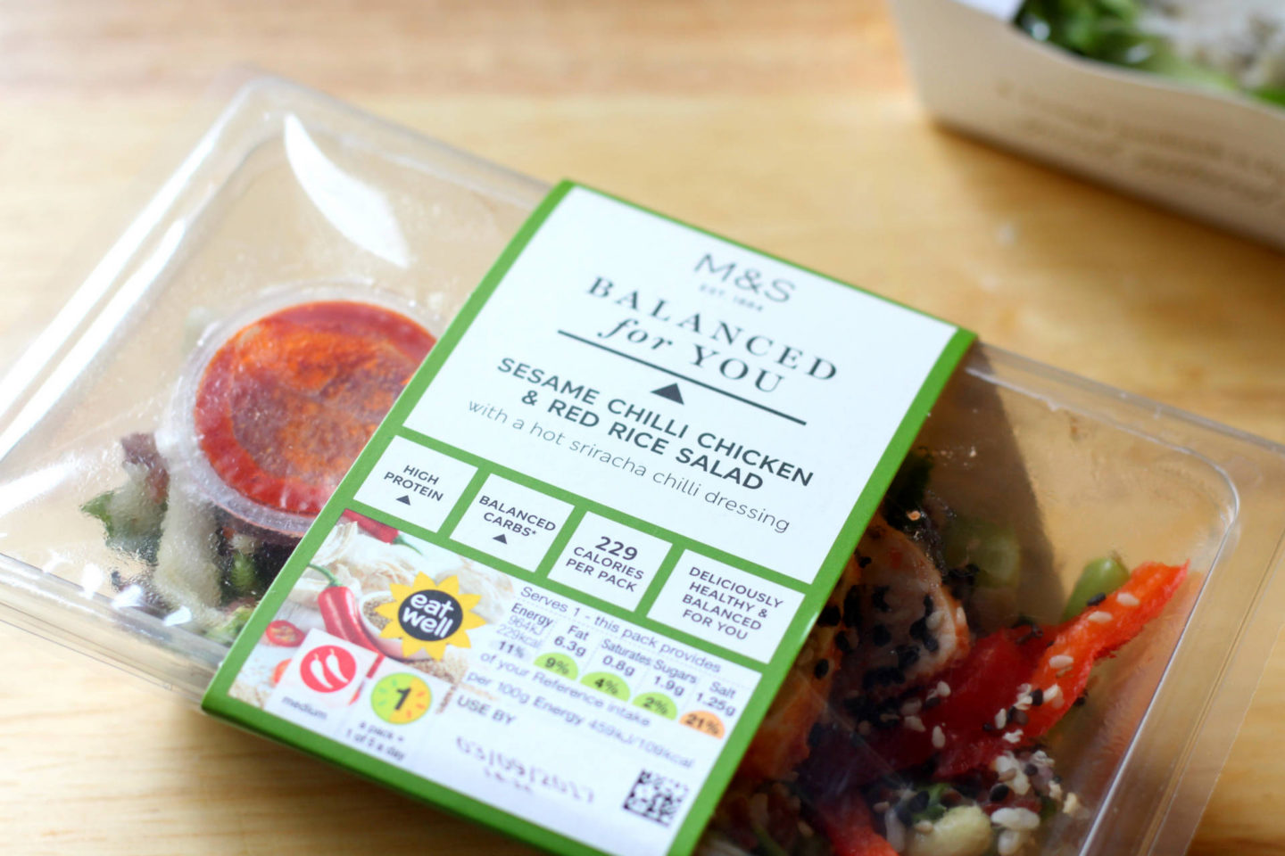 Marks & Spencer Sesame Chilli Chicken & Red Rice Salad