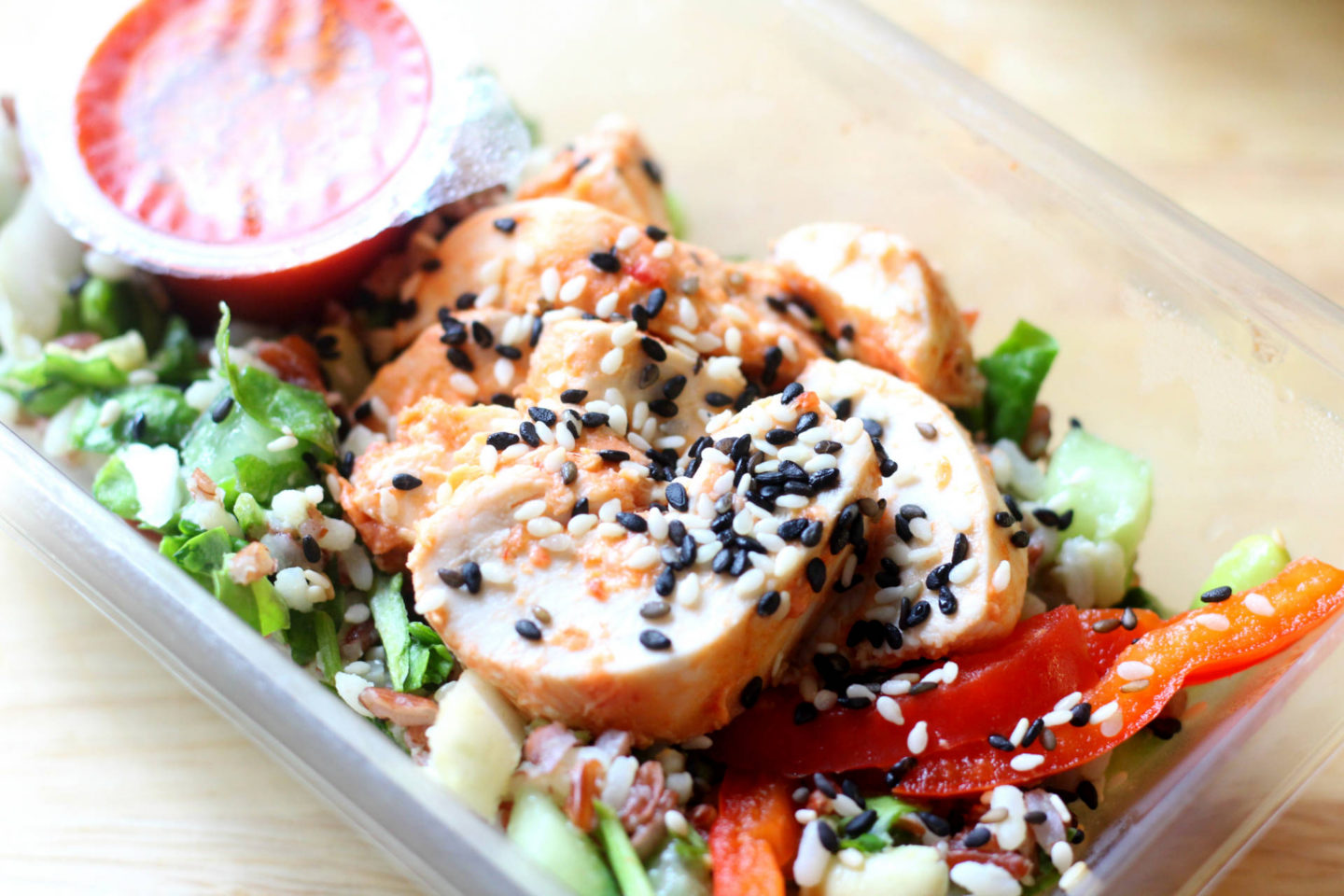 Marks & Spencer Sesame Chilli Chicken & Red Rice Salad