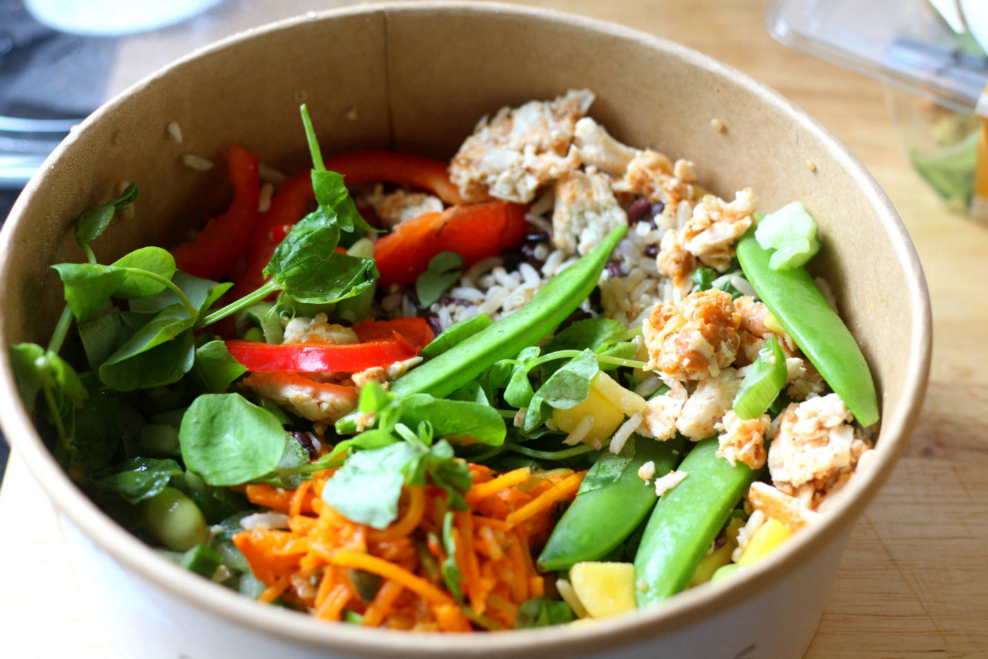 Starbucks Buttermilk Chicken Mango Salad