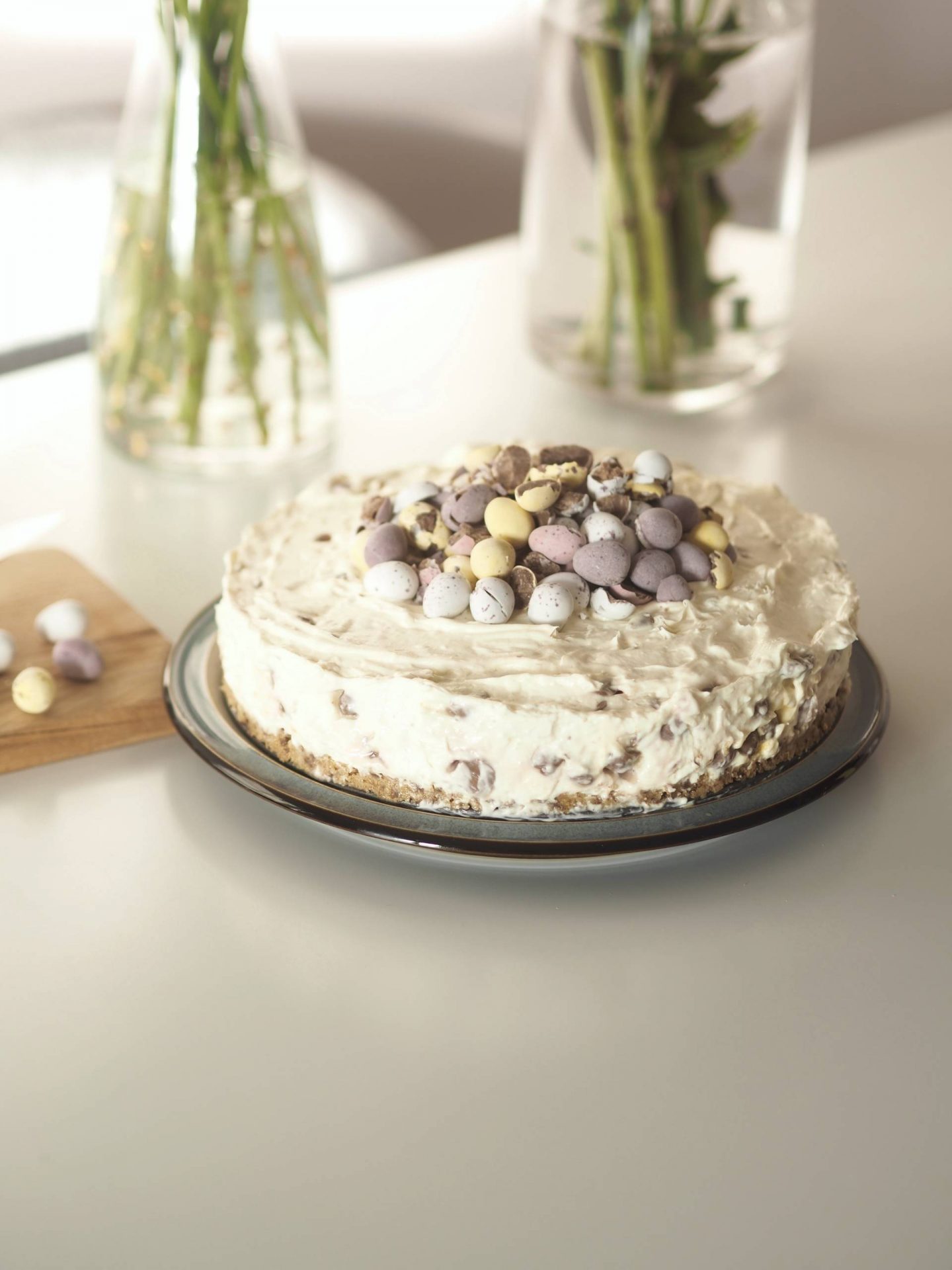 The no bake Mini Egg cheesecake recipe
